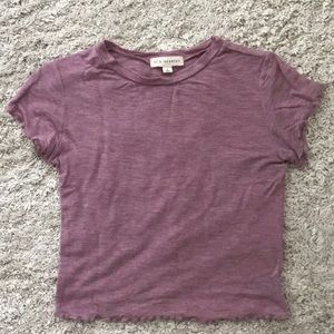 LA Hearts Ruffled T-shirt